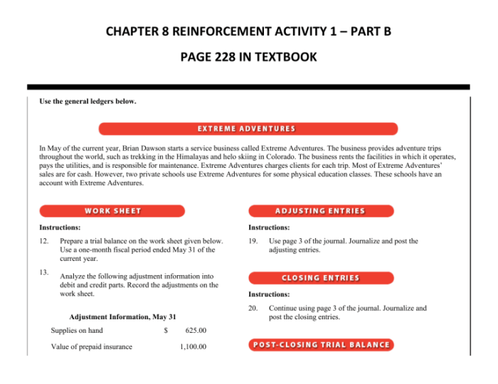 Reinforcement activity 1 - part a