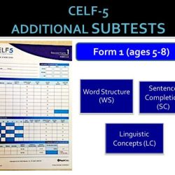 Celf evaluation fundamentals language pearltrees form clinical edition