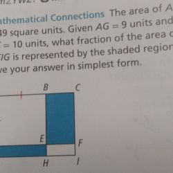 The area of abed is 49 square units