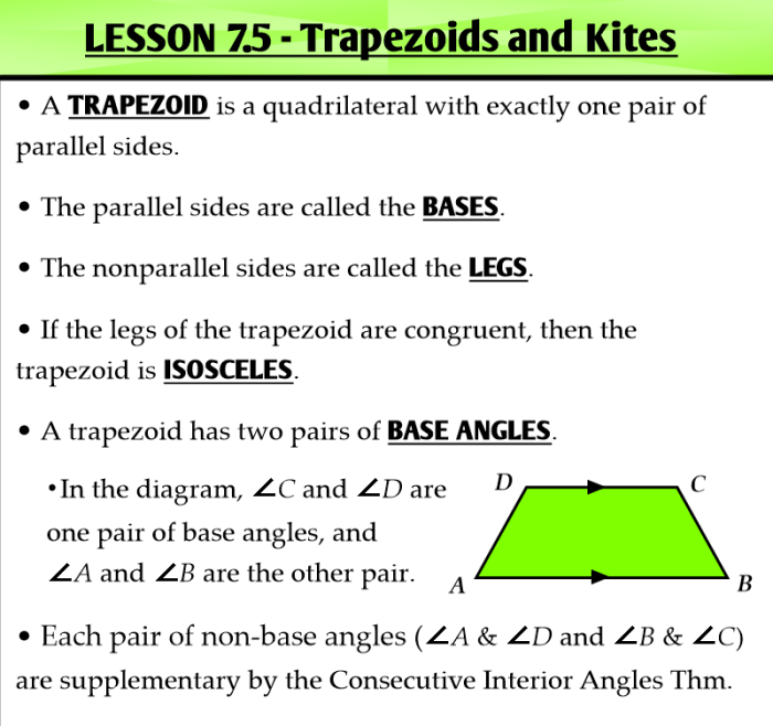 Kites angle measures trapezoids kite ppt powerpoint presentation