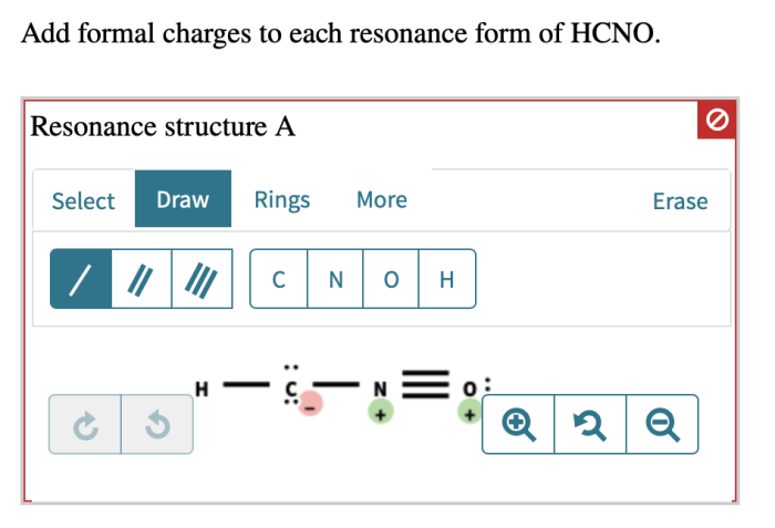 Hcno resonance structures with formal charges