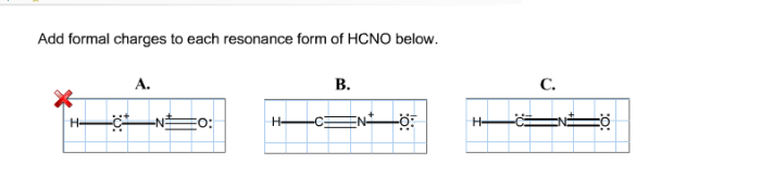 Hcno resonance structures with formal charges