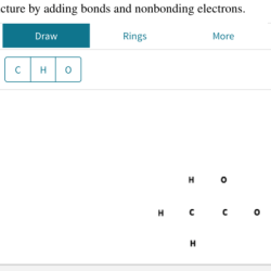 Complete the structure by adding bonds and nonbonding electrons.